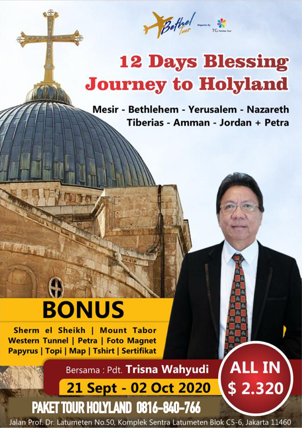 Paket Tour Holyland 2020